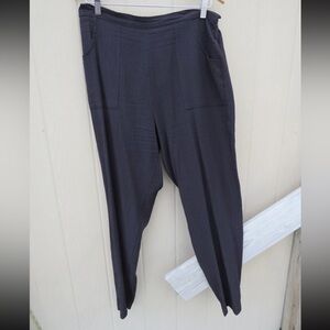 Habitat Comfy Black Ankle Pants L